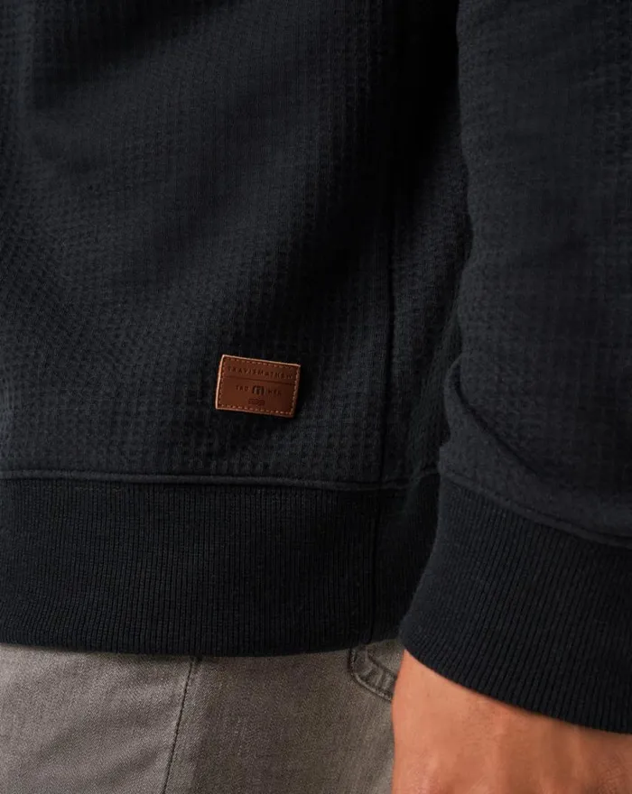 Men PRISTINE SHORE CARDIGAN Black TravisMathew Hoodies and Sweatshirts