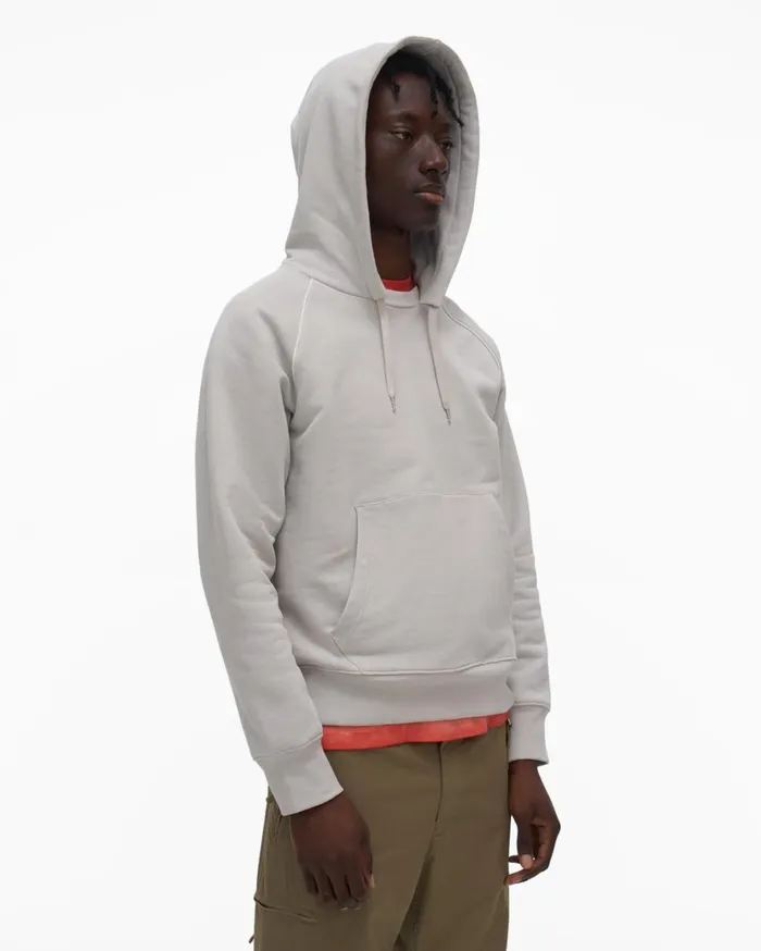 Men Raglan Sleeve Hoodie Smoke Helmut Lang Sweatshirts