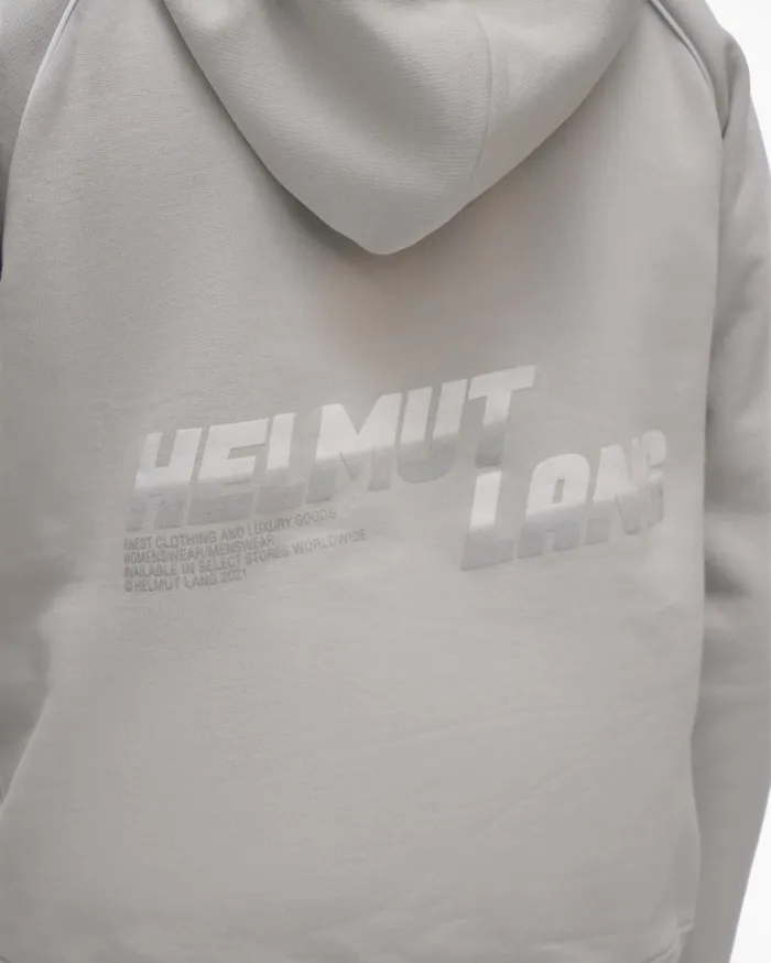 Men Raglan Sleeve Hoodie Smoke Helmut Lang Sweatshirts