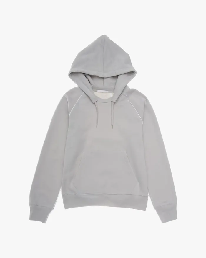 Men Raglan Sleeve Hoodie Smoke Helmut Lang Sweatshirts