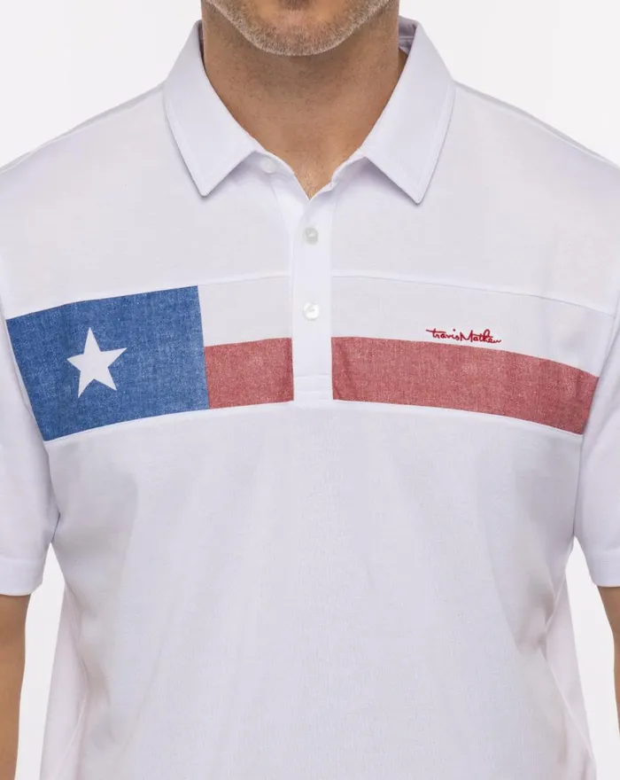 Men RATTLER POLO White TravisMathew Polos