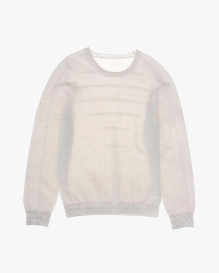 Men Recycled Cashmere Sweater Coastal Fog Helmut Lang Sweaters