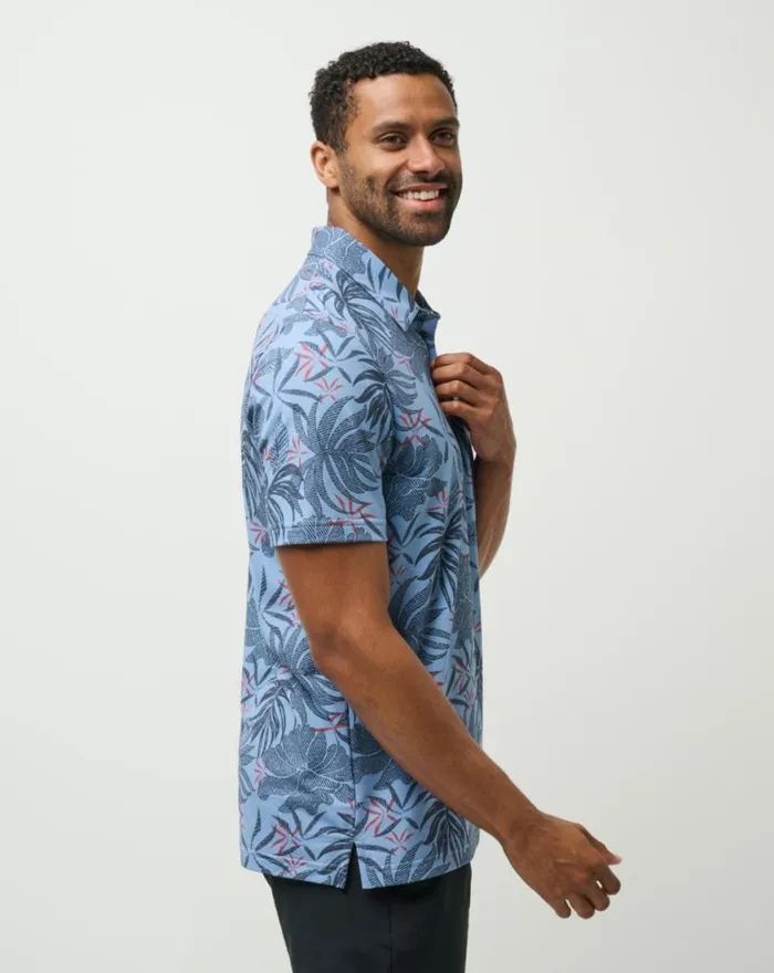 Men RED LETTER DAY POLO Quiet Harbor TravisMathew Polos