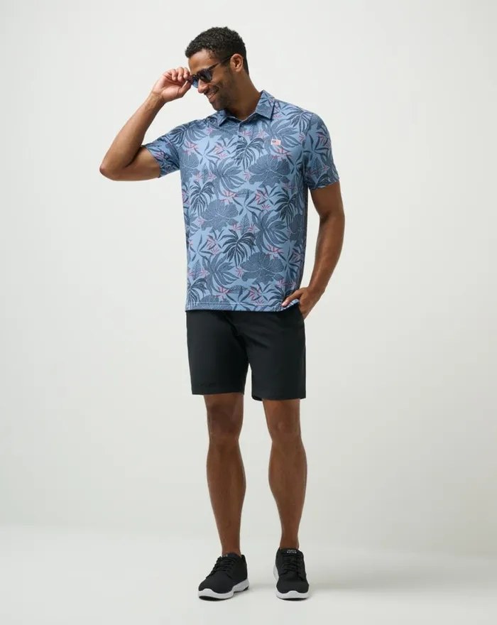 Men RED LETTER DAY POLO Quiet Harbor TravisMathew Polos