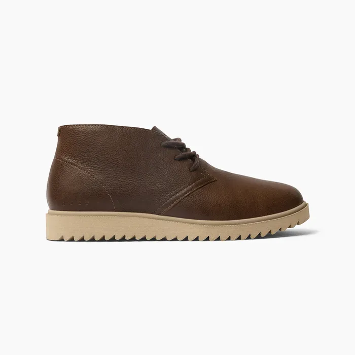 Men Reef Boots Leucadian Dark Brown Leather