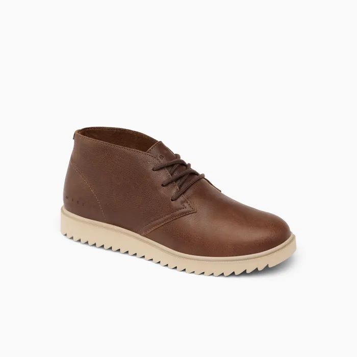 Men Reef Boots Leucadian Dark Brown Leather Men Reef Boots Leucadian Dark Brown Leather