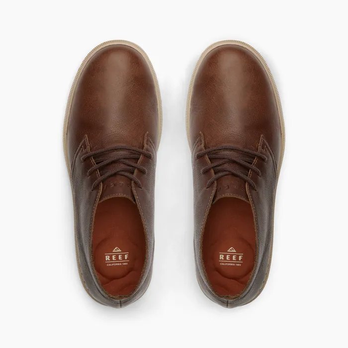 Men Reef Boots Leucadian Dark Brown Leather Men Reef Boots Leucadian Dark Brown Leather