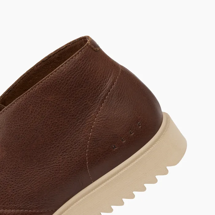 Men Reef Boots Leucadian Dark Brown Leather Men Reef Boots Leucadian Dark Brown Leather