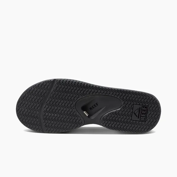 Men Reef Flip Flops Fanning All Black Men Reef Flip Flops Fanning All Black