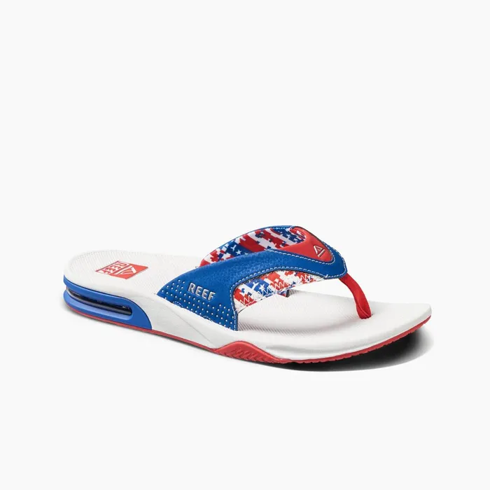 Men Reef Flip Flops Fanning Patriotic Men Reef Flip Flops Fanning Patriotic