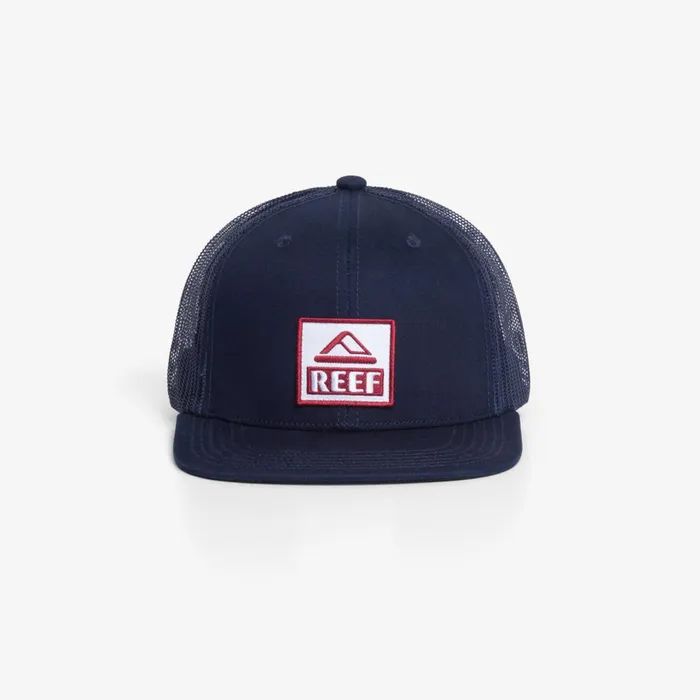 Men Reef Hats and Beanies Eades Twill Snapback Hat Insigna Blue