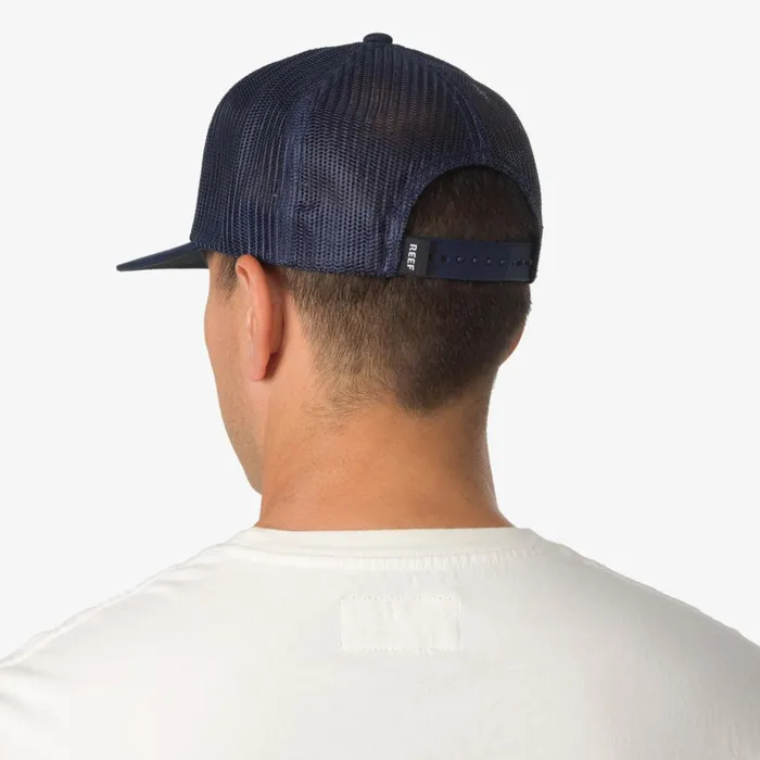 Men Reef Hats and Beanies Eades Twill Snapback Hat Insigna Blue Men Reef Hats and Beanies Eades Twill Snapback Hat Insigna Blue