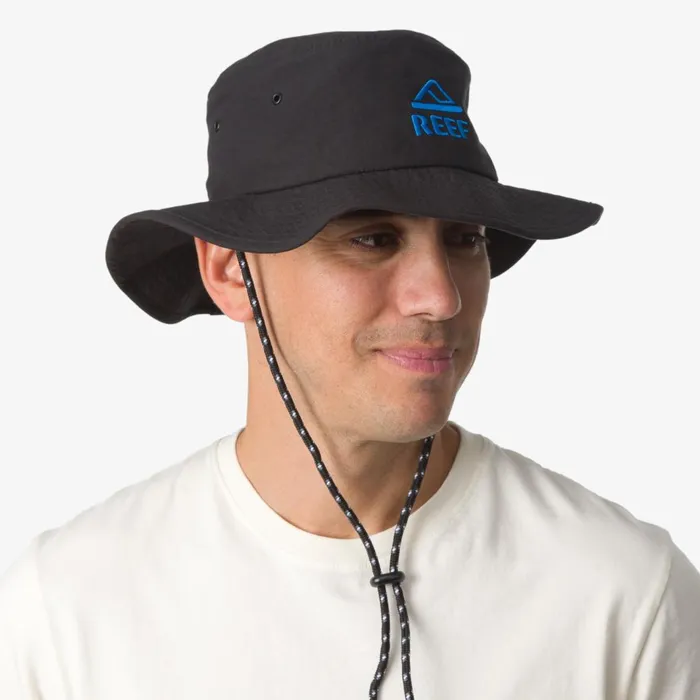 Men Reef Hats and Beanies Sammy Sun Hat Caviar Men Reef Hats and Beanies Sammy Sun Hat Caviar