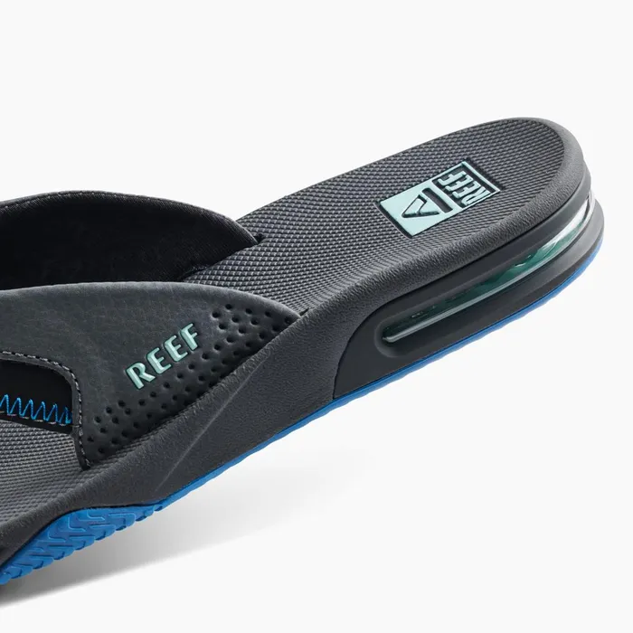 Men Reef Sandals Fanning Gunmetalocean Men Reef Sandals Fanning Gunmetalocean