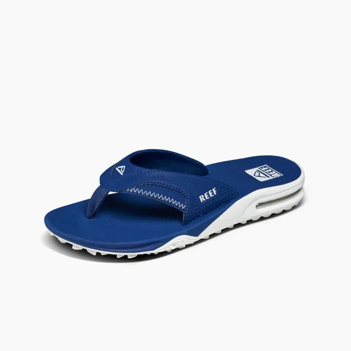 Men Reef Sandals Fanning Pregame Navywhite Men Reef Sandals Fanning Pregame Navywhite