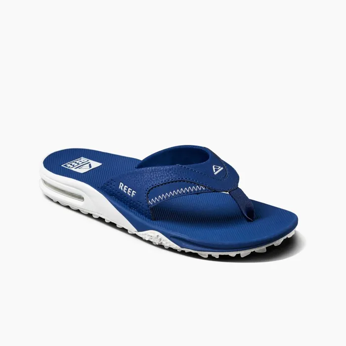 Men Reef Sandals Fanning Pregame Navywhite Men Reef Sandals Fanning Pregame Navywhite