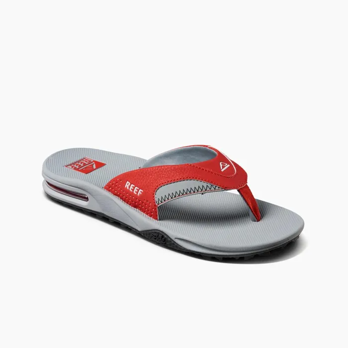 Men Reef Sandals Fanning Pregame Redgrey Men Reef Sandals Fanning Pregame Redgrey