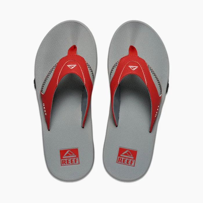 Men Reef Sandals Fanning Pregame Redgrey Men Reef Sandals Fanning Pregame Redgrey