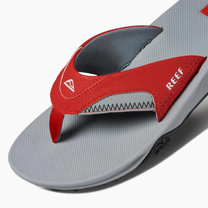 Men Reef Sandals Fanning Pregame Redgrey Men Reef Sandals Fanning Pregame Redgrey
