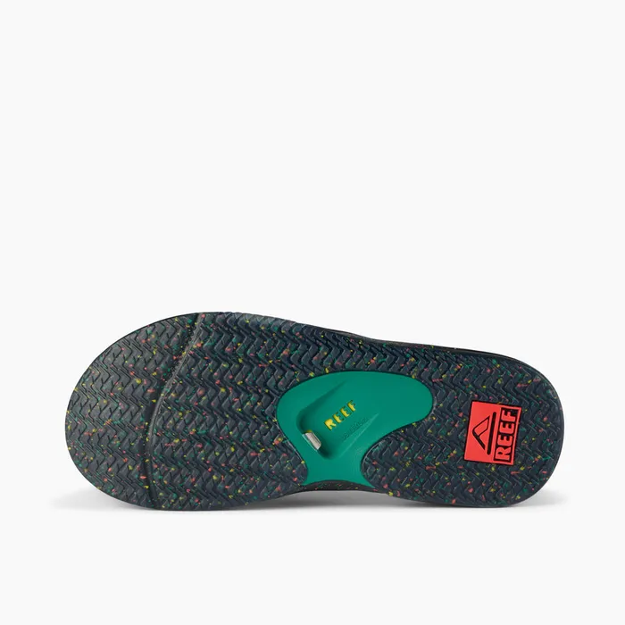 Men Reef Sandals Fanning Rasta Men Reef Sandals Fanning Rasta