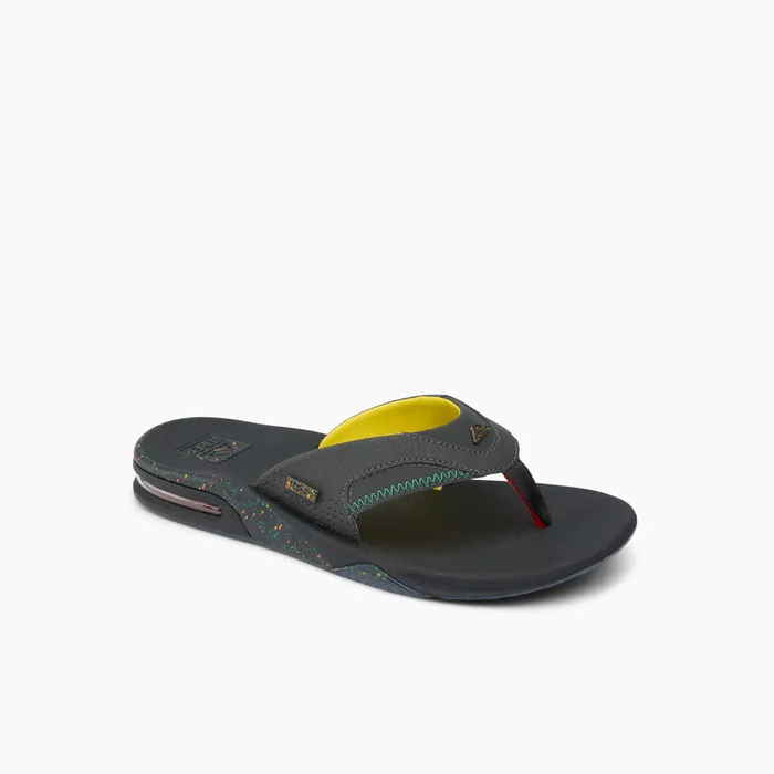 Men Reef Sandals Fanning Rasta Men Reef Sandals Fanning Rasta