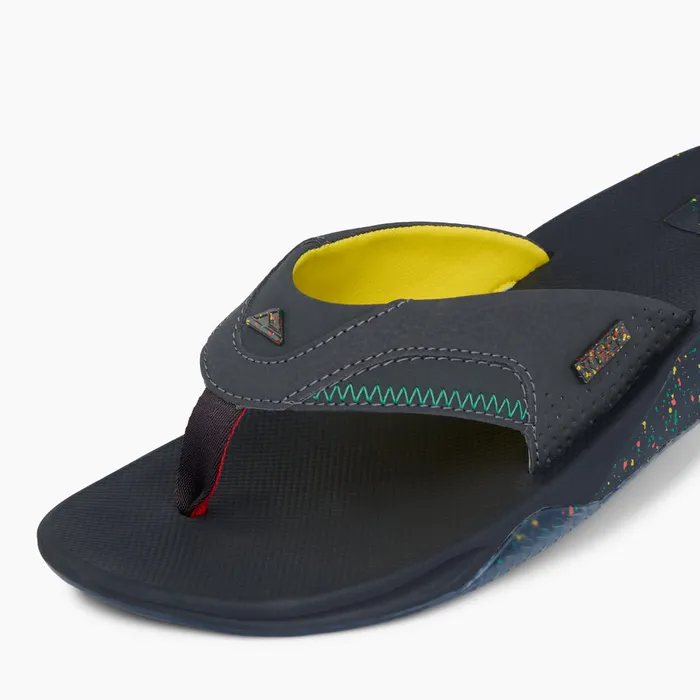 Men Reef Sandals Fanning Rasta Men Reef Sandals Fanning Rasta