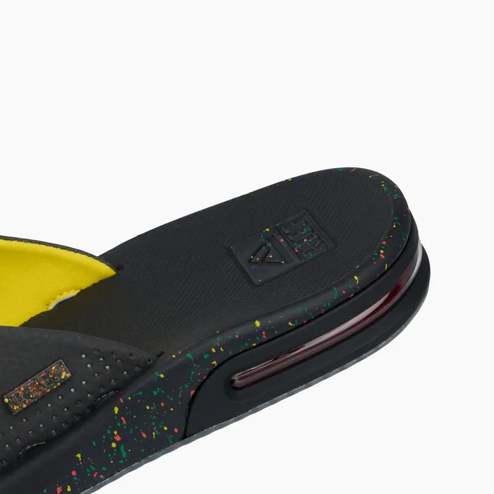 Men Reef Sandals Fanning Rasta Men Reef Sandals Fanning Rasta