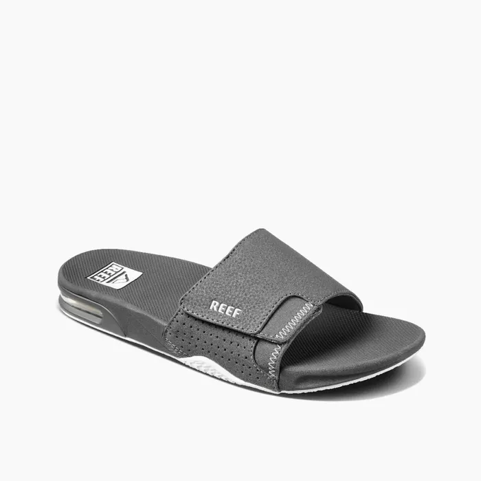 Men Reef Sandals Fanning Slide Shadow Men Reef Sandals Fanning Slide Shadow