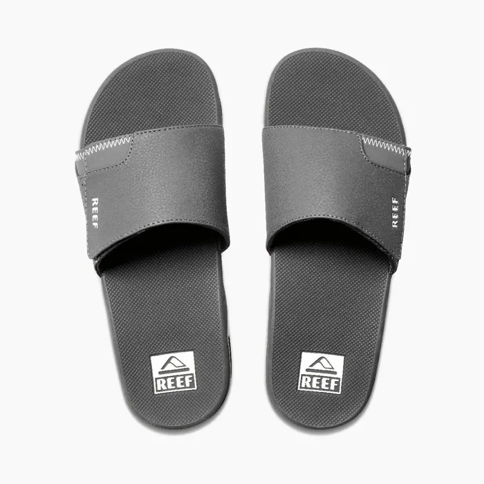 Men Reef Sandals Fanning Slide Shadow Men Reef Sandals Fanning Slide Shadow
