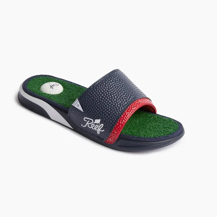 Men Reef Sandals Mulligan Slide Patriotic Men Reef Sandals Mulligan Slide Patriotic