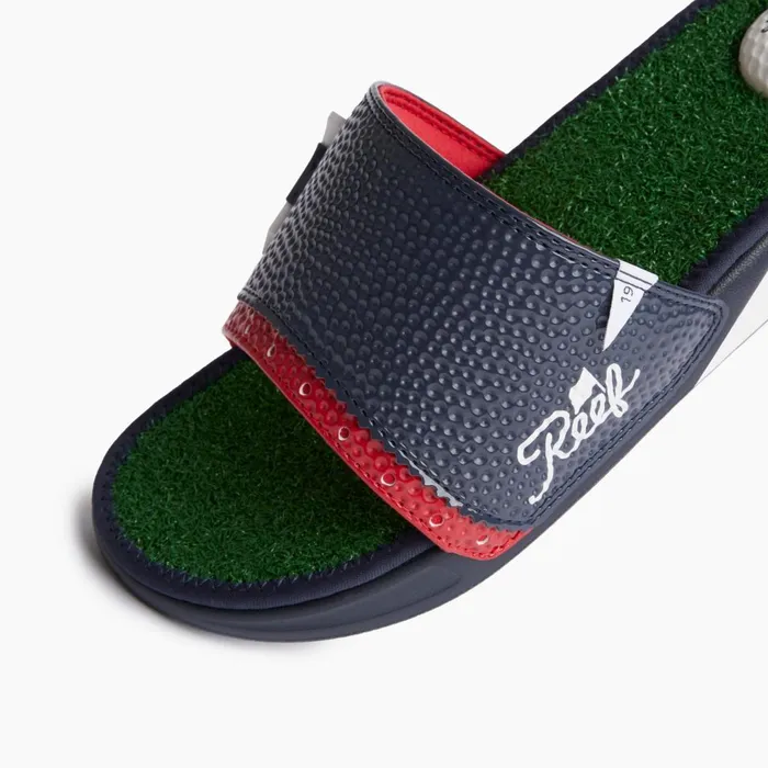 Men Reef Sandals Mulligan Slide Patriotic Men Reef Sandals Mulligan Slide Patriotic