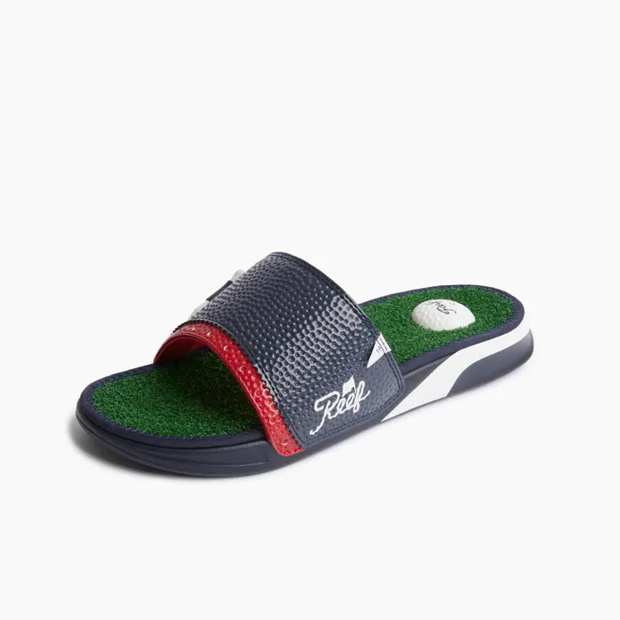 Men Reef Sandals Mulligan Slide Patriotic Men Reef Sandals Mulligan Slide Patriotic