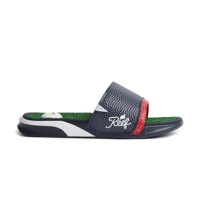 Men Reef Sandals Mulligan Slide Patriotic Men Reef Sandals Mulligan Slide Patriotic