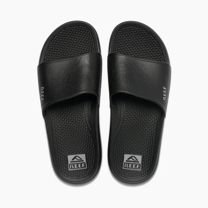 Men Reef Sandals Oasis Slide Black Men Reef Sandals Oasis Slide Black