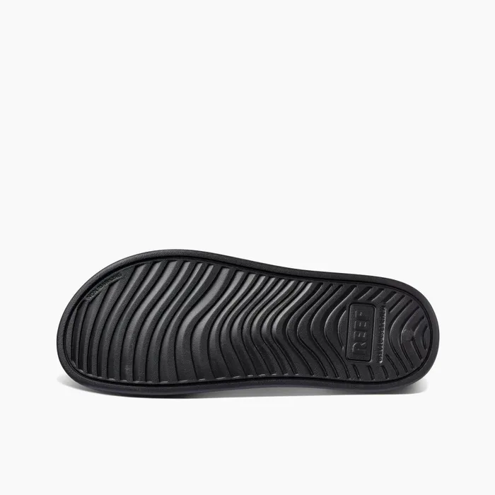 Men Reef Sandals Oasis Slide Black Men Reef Sandals Oasis Slide Black