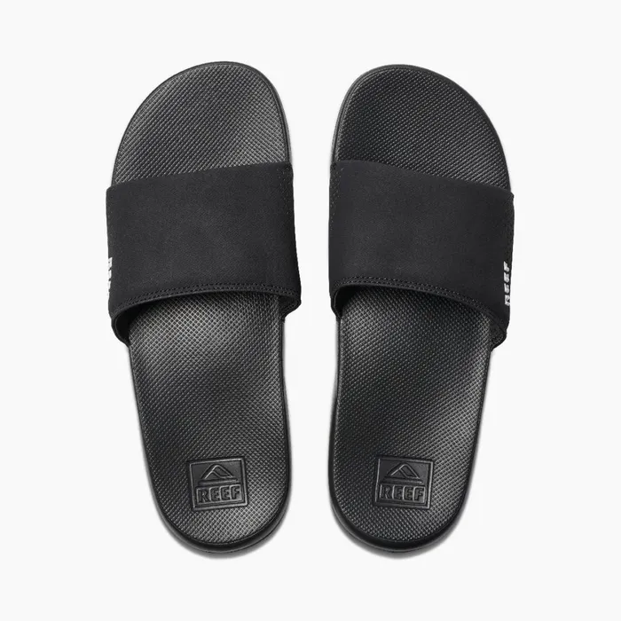 Men Reef Sandals One Slide Black Men Reef Sandals One Slide Black