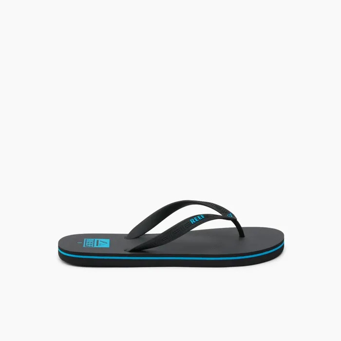 Men Reef Sandals Seaside Hawaiian Blue Men Reef Sandals Seaside Hawaiian Blue