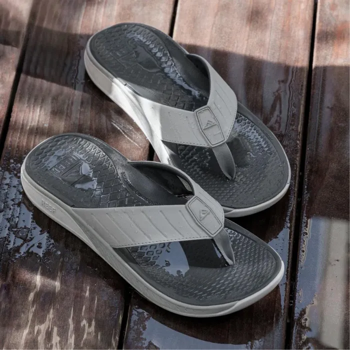 Men Reef Sandals The Deckhand Grey Men Reef Sandals The Deckhand Grey