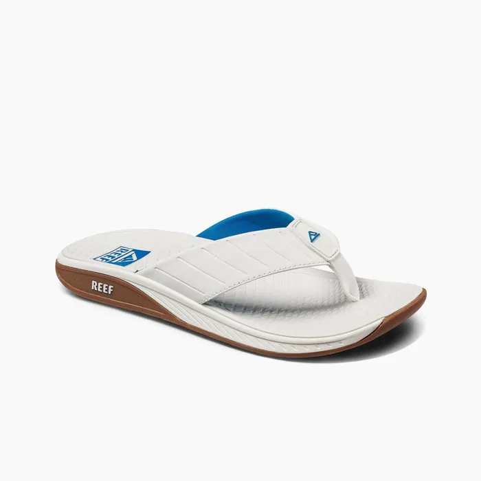 Men Reef Sandals The Deckhand Whiteblue Men Reef Sandals The Deckhand Whiteblue