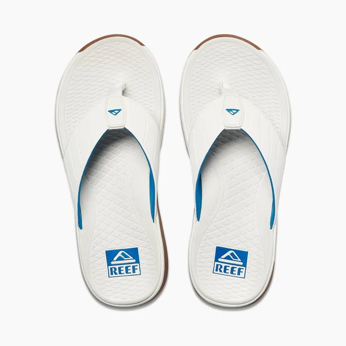 Men Reef Sandals The Deckhand Whiteblue Men Reef Sandals The Deckhand Whiteblue