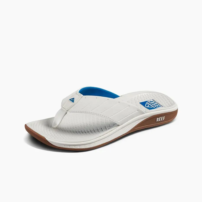 Men Reef Sandals The Deckhand Whiteblue Men Reef Sandals The Deckhand Whiteblue