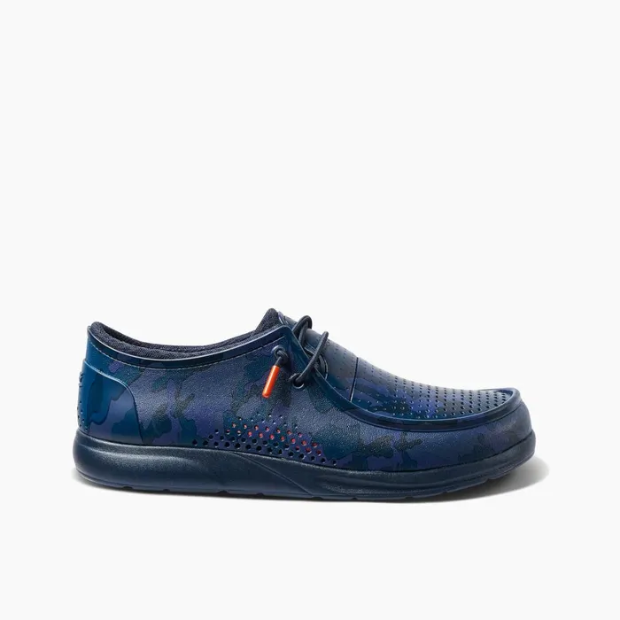 Men Reef Shoes Water Coast Prints Navy Camo