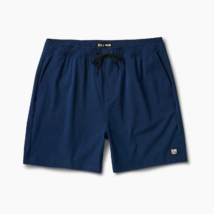 Men Reef Shorts Boardshorts and Pants Fields 17 Elastic Waist Walk Short Insignia Blu Men Reef Shorts Boardshorts and Pants Fields 17 Elastic Waist Walk Short Insignia Blu