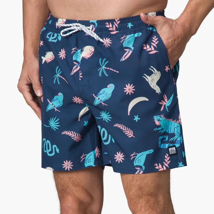 Men Reef Shorts Boardshorts and Pants Myers Elastic Waist Short 16034 Insigna Blue Men Reef Shorts Boardshorts and Pants Myers Elastic Waist Short 16034 Insigna Blue