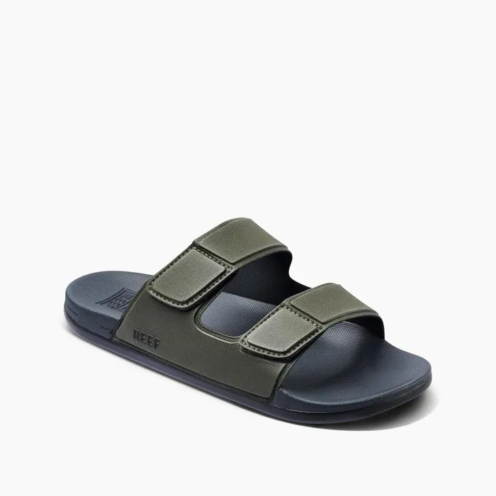 Men Reef Slides Cushion Tradewind Greyolive Men Reef Slides Cushion Tradewind Greyolive