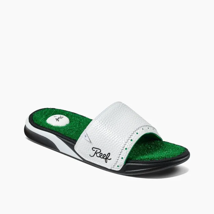 Men Reef Slides Mulligan Slide Green Men Reef Slides Mulligan Slide Green