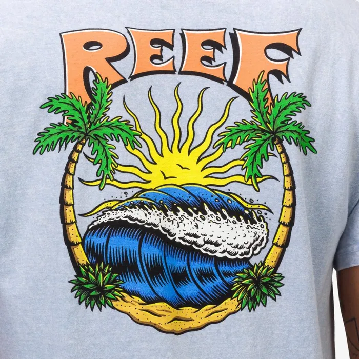 Men Reef TShirts and Shirts Breaks Tee Spr Blu Min Wsh