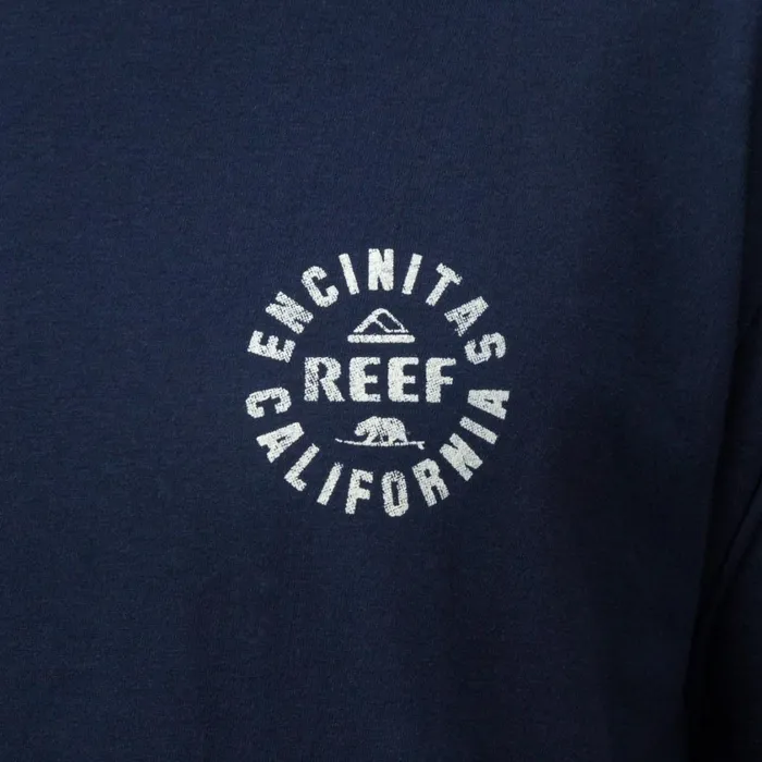 Men Reef TShirts and Shirts Rancho Tee Navy White