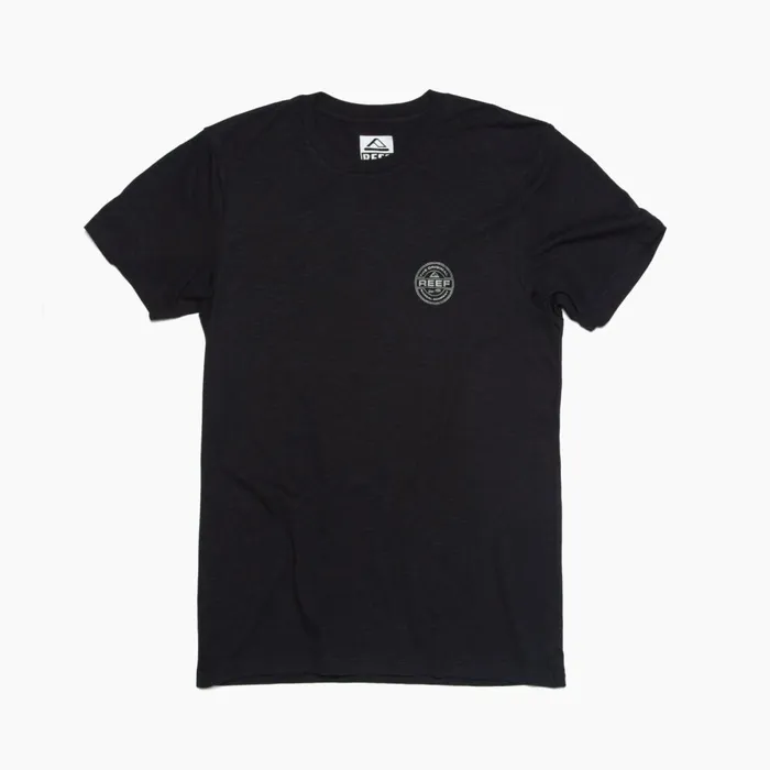 Men Reef TShirts and Shirts Slick Short Sleeve Tee Black