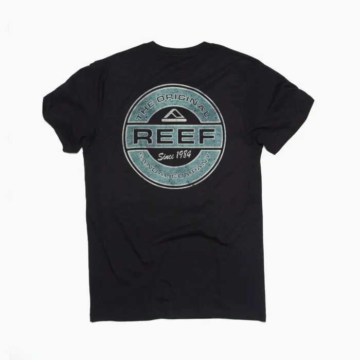 Men Reef TShirts and Shirts Slick Short Sleeve Tee Black